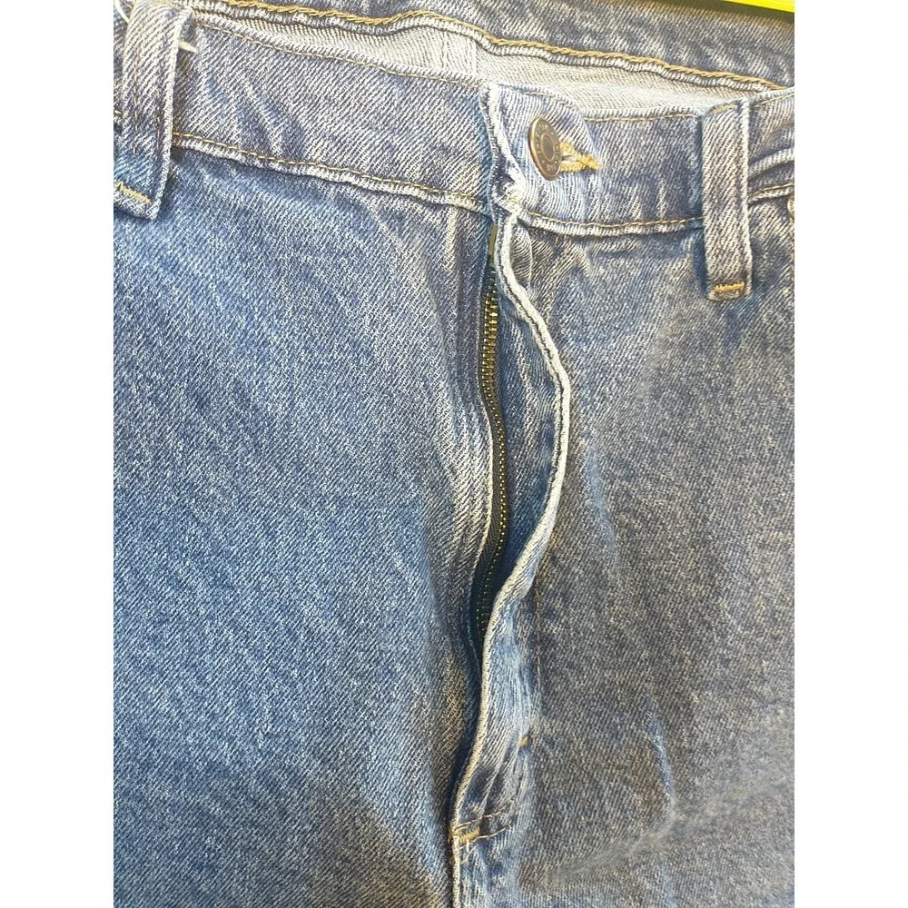 Wrangler Five Star Premium Denim Mens 34x30 Medium Wash Straight Jeans 1096FXVDB